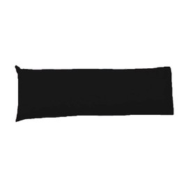 R&Z Bolster Pillow Case 100% Polycotton Blend PREGNANCY Maternity Orthopaedic Support (Black, 6Ft)