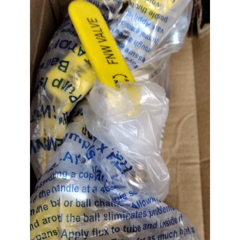 FNW Figure 475 Ball Valve Full Port Sweat 400# Brass
