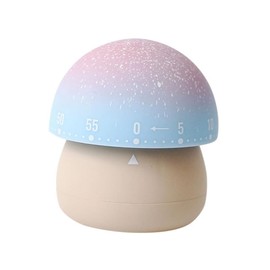 FUNOMOCYA Lovely Plastic Mechanical Timer Kitchen Cooking Timer Clock Random Color