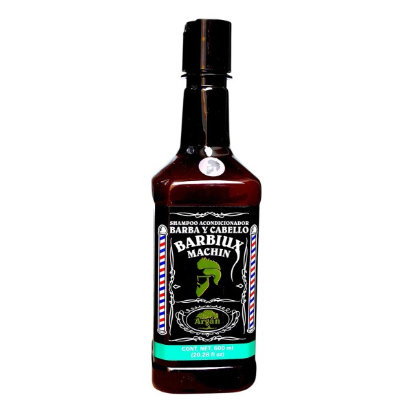 Shampoo Acondicionador Barba Cabello Machin Argán600 Barbiux