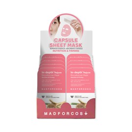 Mad for Cos InDepth Bio Cellulose Mask / Vegan Collagen Highly Moisturizing Elasticity Rejuve, 10 sheets, 3 pieces / 매드포코스 인뎁스 바이오셀룰로오스 마스크 / 비건 콜라겐 고보습 탄력 리쥬브, 10매, 3개