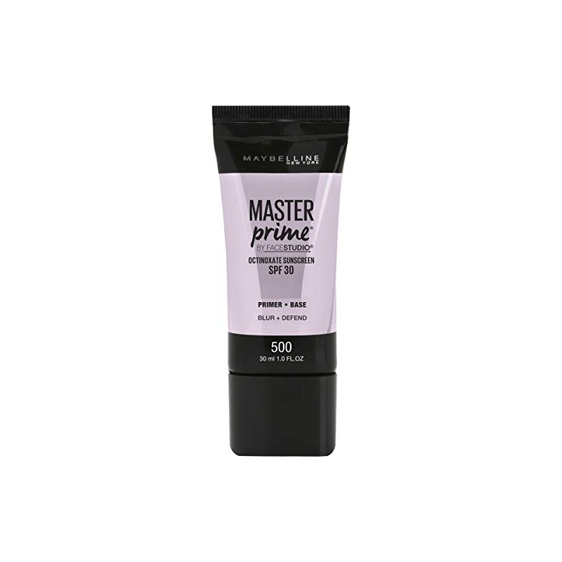 Maybelline Facestudio Master Prime Primer Makeup, Blur+ Defend, 1 fl.