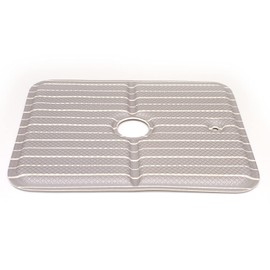 Sanbelm TU19811 Bathroom Cushion, PVC, Comfortable Bath Chair Mat, Gray, 13.8 x 11.0 x 0.4 inches (35 x 28 x 1 cm)