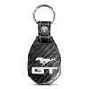 iPick Image Compatible with Ford Mustang GT Real Black Carbon