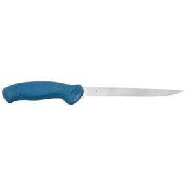 Cuda 7" AquaTuff Wide Fillet Saltwater & Freshwater Zirconium Bonding Fish Filleting Knife with Weather-Resistant Non-Slip Grip & Blade Cover