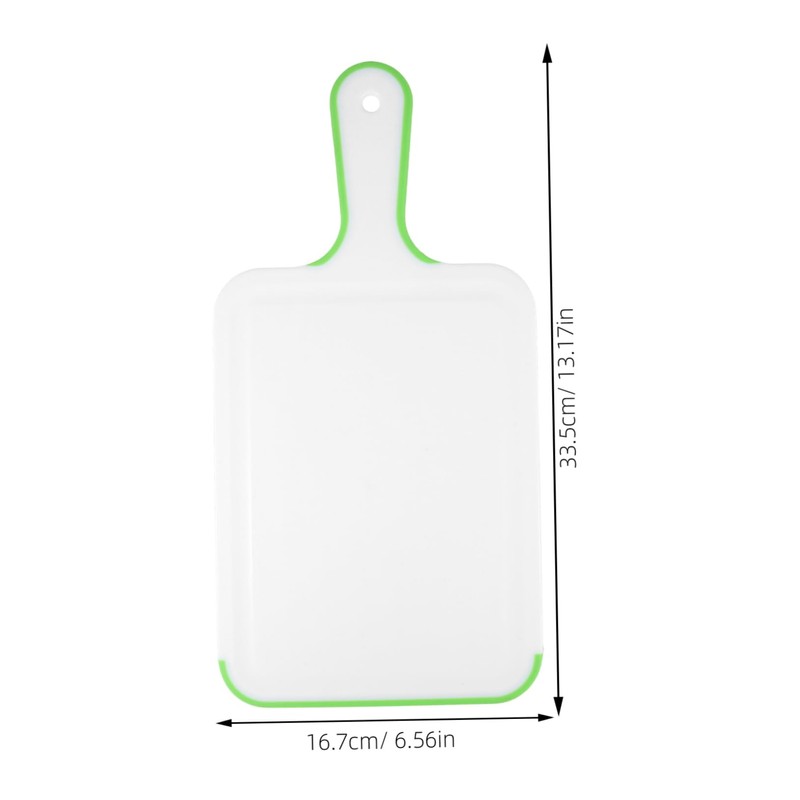 Ipetboom Double Sided Reusable Cutting Board with Handle Kitchen Chopping