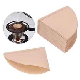 100Pcs Filter Paper Coffee Strainer Drip Paper Coffee Filtration Accessories Safety Respirator Cartridges and Filters