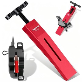 Piston Press Tool for SRAM Brake Caliper, Bike Hydraulic Disc Brake Caliper Piston Tool, Brake Caliper Accessories,CNC Aluminum, 57mm Wing Knob, Universal 2/4 Piston, for MTB Road Bike Mechanics, Red