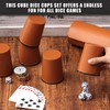 Liliful 2 Set Leather Dice Cups Include 10 Leather Game