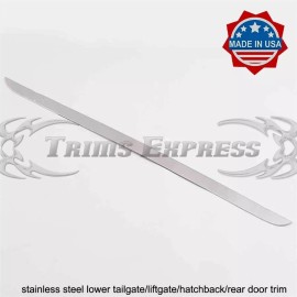 Trims Express fit: 2015-2018 Ford Edge Rear Trunk Lid Bumper Door Trim Cover Stainless