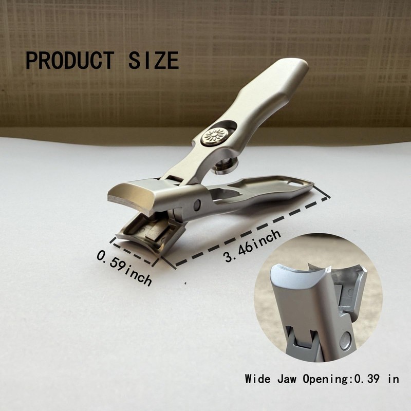 German Stainless Steel Nail & Toenail Clippers for Thick Nails