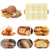 YZDZSW Brötchenbackform, Brötchen Backform, Brot Crisping Tray Brötchen Backform Silikon