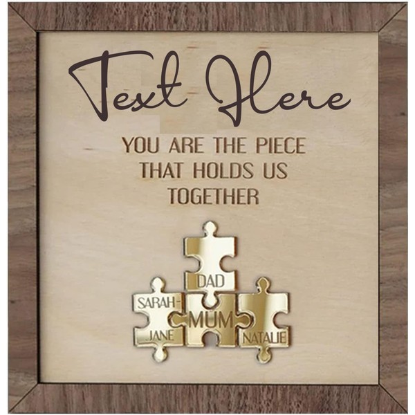 Prime Personalised Puzzle Pieces Name Sign - Any Text -