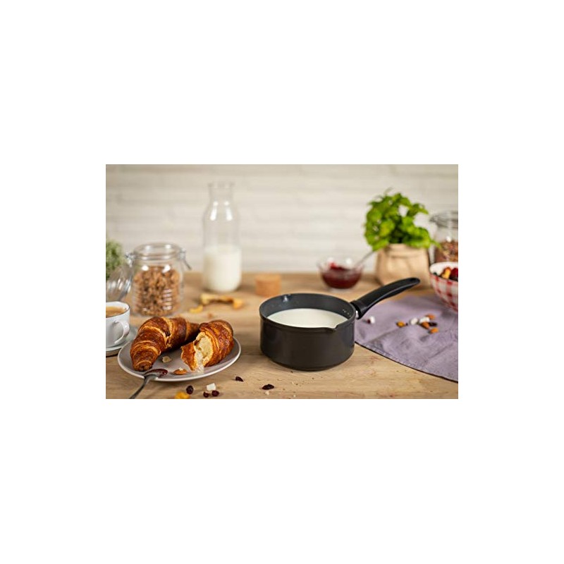 Kuhn Rikon"Easy Induction" Milk pan, 6.30", Black