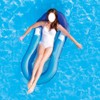 Swimming Pool Single Inflatable Floating Raft Lounge Floating Chair Water