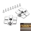 dophee 20Pcs Mini Box Latch Clasps, Jewelry Box Chest Gift