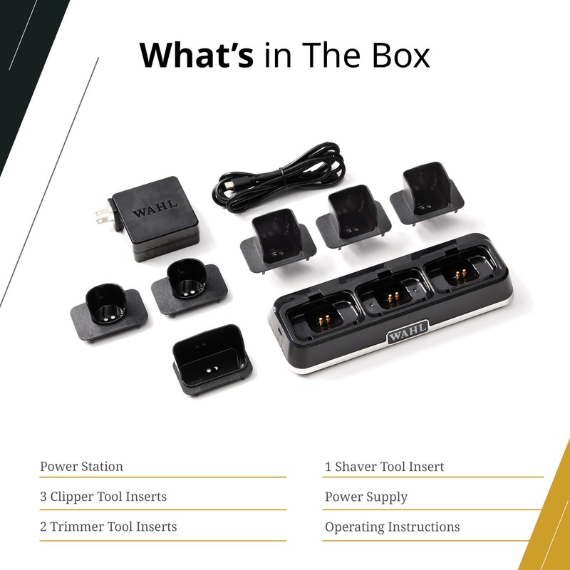 Wahl Professional Power Station for Barbers and Stylists, High-Performance Multi-Tool