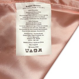 Princess Ariel, Belle, Cinderella and Snow White Throw Blanket (Pink)