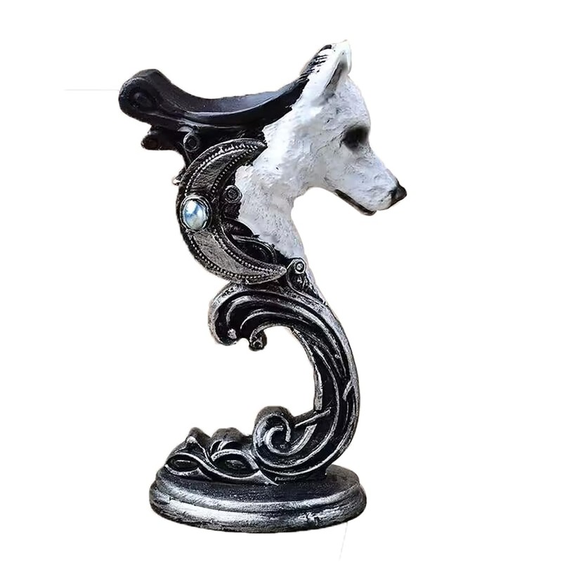 Fengtaike - Soporte decorativo para bola de cabeza de lobo