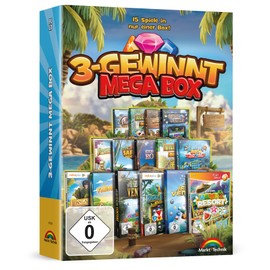 3 GEWINNT - Match 3 MEGA BOX Kollektion - 15 Spiele enthalten für Windows 11, 10, 8.1, 7