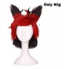 Generic Peluca Corta De Anime De 35 Cm Hotel Alastor