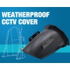 Casoter Weatherproof CCTV Security Camera Cover, Hard ABS Plastic Protective