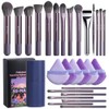BS-MALL Set De 28 Brochas De Maquillaje Brocha Triangular Premium