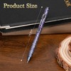 SMOOTHERPRO Bolt Action Pen, Titanium Ballpoint Pen with Black Ink,