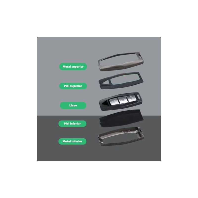 GV TECH Funda para Llave Compatible con Mitsubishi Outlander PHEV