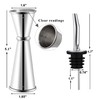Pafusen Jigger for Bartending with 2 Pourers, Japanese Jiggers with
