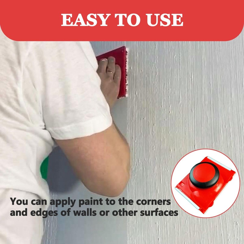 2 Pcs Paint Edger Tool Set, Red, Multifunctional, Cutting in