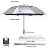 G4Free 72 Inch Huge Golf Umbrella UV Protection Auto Open