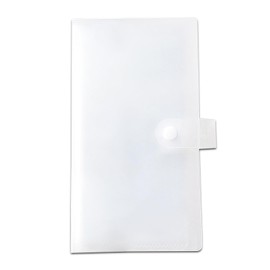YFFSFDC Ticket Storage Holder Clear 20 Pages 40 Slots Ticket Case 9.2*20.2cm Ticket, Banknotes, Airline Tickets, Tickets, Receipts, Postcards, Long Stickers Storage Case Large Capacity Storage Storage