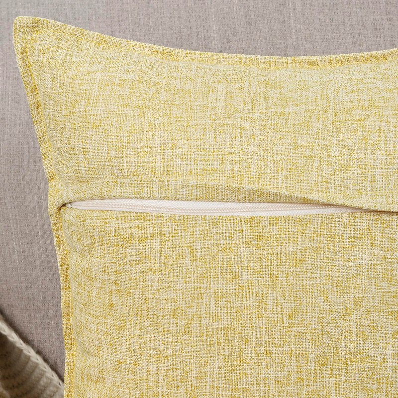 Madizz Set of 2 Linen Cushion Covers 20x20 inch, 50x50