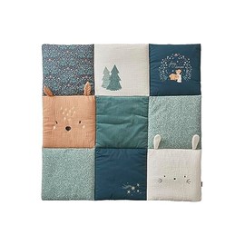 Vertbaudet Magic Forest Baby Play Mat / Playpen Insert Oeko-Tex Green Printed 100 x 100 cm