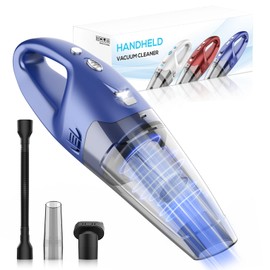 YOOHI Handheld Vacuum Cordless Rechargeable,Car Vacuum Cleaner with LED Light/Multi Accessories，1.5lbs Lightweight Dust Busters Cordless Rechargeable for Car and Home, Mine Portable Vacuum