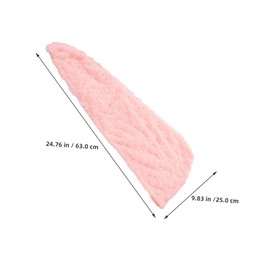 Gatuida 2pcs Coral Fleece Hair Drying Caps Quick Dry Absorbent Towel Wraps for Women Soft Non Slip Design for Spa Shower Travel Thick Comfortable Hair Turbans