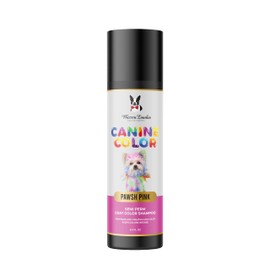 Canine Color Semi Perm Coat Color Shampoo for Dogs by Warren London | A Longer Lasting Option to Dog Hair Dye Temporary Coloring | Wash-in Pet Safe Dye for Dogs, Horses, Rabbits! Pawsh Pink