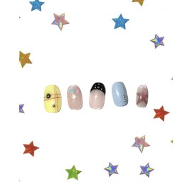 [Self-produced] Kiki Unique nail  - Malkang Almond / [자체제작] 키키 유니크 nail  - 말캉 아몬드