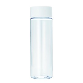 Made in Japan, Clear Bottle, 16.9 fl oz (500 ml), Heat-Resistant Tritan Bottle, Water Bottle, Direct Drinking, Hot & Cold, Outdoor, Office, Portable, White