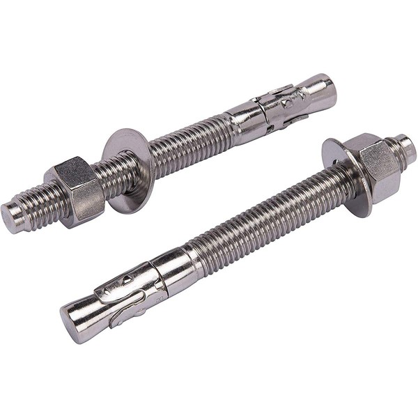 Levanco 1/4" X 3-1/4" Concrete Anchor, 304 Stainless Wedge Anchor