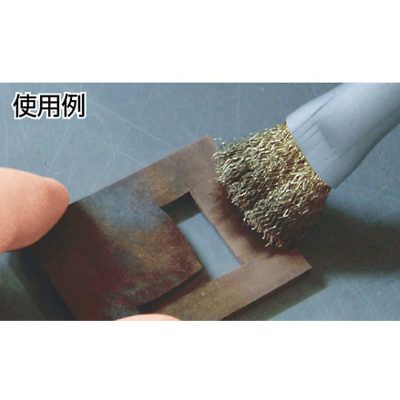 TRUSCO FB-1 Brush Type Brush, Bamboo Pattern, Wire, Wire Diameter