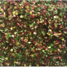 EDIBLE GLITTER - CHRISTMAS EVE STARS Color, 10.5 grms. for cakes, stars, for cupcakes, for cookies By Oh! Sweet Art