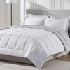 Nestl 9 Piece Queen Comforter Set – White Reversible Bed