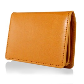 Tochigi Leather TGZ-3356 Men's Wallet, Coin Purse, Box, Genuine Leather, Made in Japan, Camel