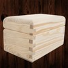 Two Compartments Wooden Box | Tea Bags Storage | 15
