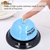 Call Bell, Classic Bell‑shaped Restaurant Ring for Bar/Diet Bar/coffee Shop/restaurant(blue)