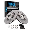 TRQ Front Brake Pad & Rotor Kit Brake Pads Brake