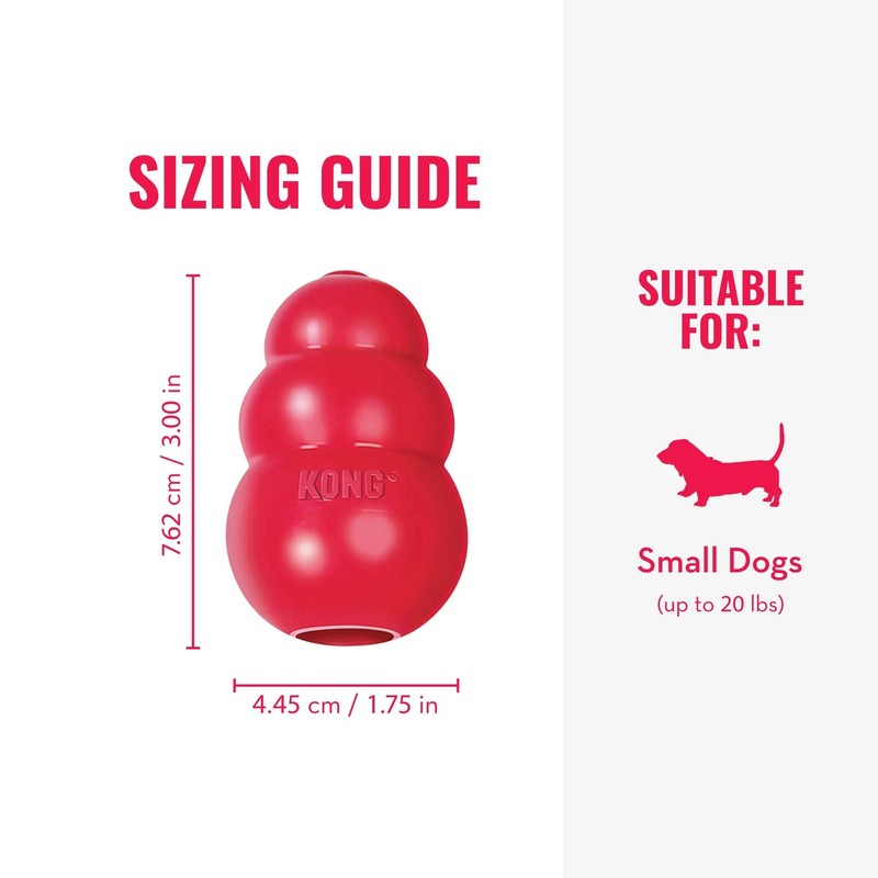 KONG Classic Stuffable Dog Toy - Fetch & Chew Toy