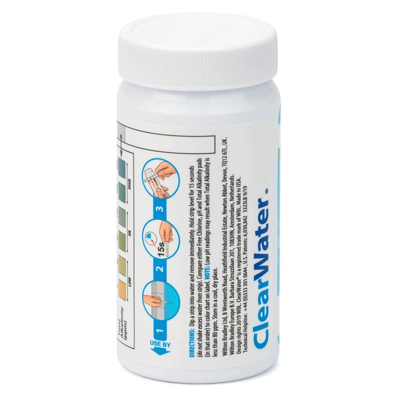 Clear water Hot Tub, Pool and Spa Test Strips x